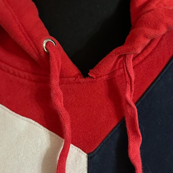 Tommy Hilfiger Red, White, Blue Women’s Hoodie, Small, Pre-owned - Picture 3 of 5